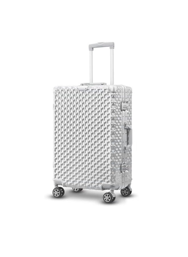 3 Pieces Aluminium Hardside 360 degree Spinner Wheels Trolley Luggage Set with TSA Lock 20/24/28 Inch