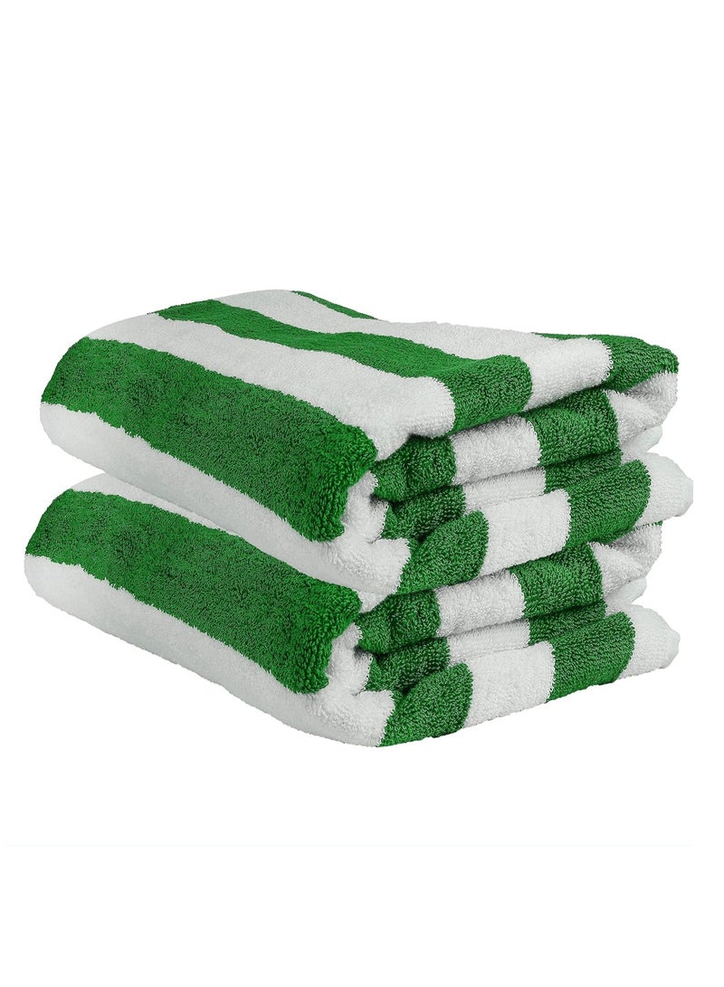 Striped Oversized Beach Towels 2 Pack – 90x180 cm, 100% Cotton, Quick-Dry & Extra Large