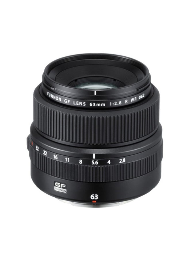 GF 63mm f/2.8 R WR Lens Digital Camera Lens For Fujinon black