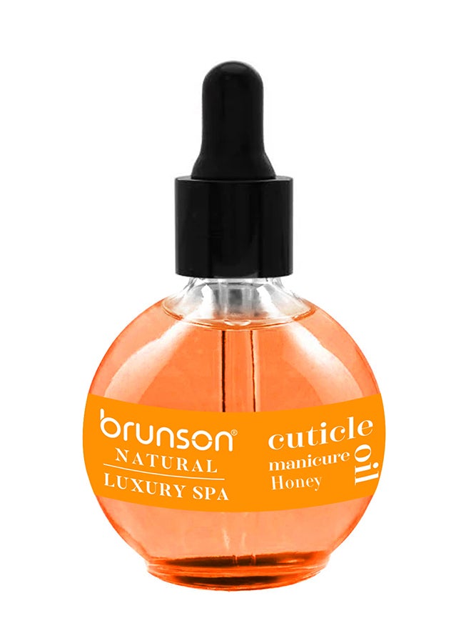 Cuticle Oil 75ml Hydrating Oil For Cuticle Repair - Remedy Damaged Skin And Thin Nails - Paraben And Cruelty-Free Formula - Natural  Nail Care Oil - Honey BHNCO