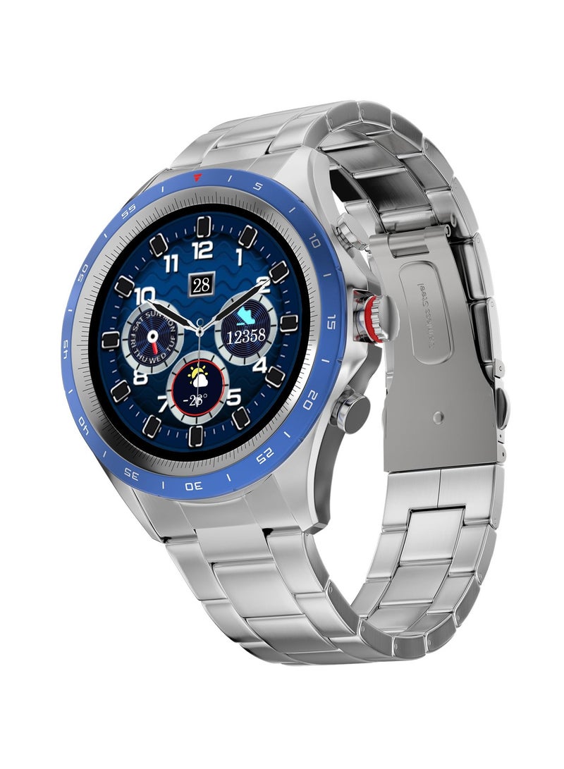 Fire-Boltt Solace Luxury Stainless Steel Smart Watch, 1.32