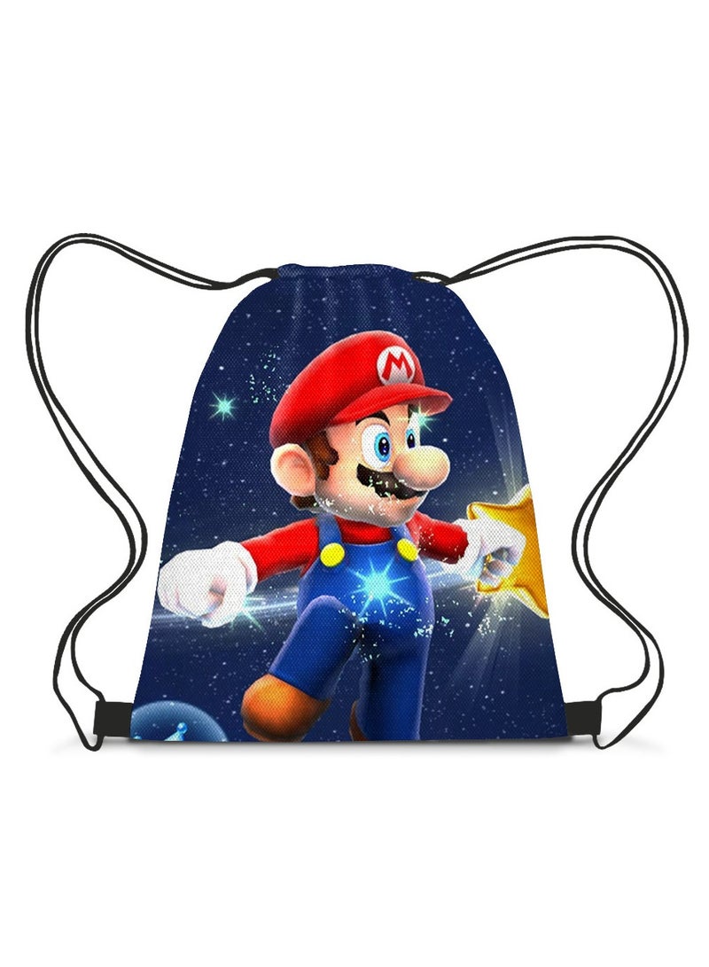 Mario Drawstring Bag Backpack 35*45cm