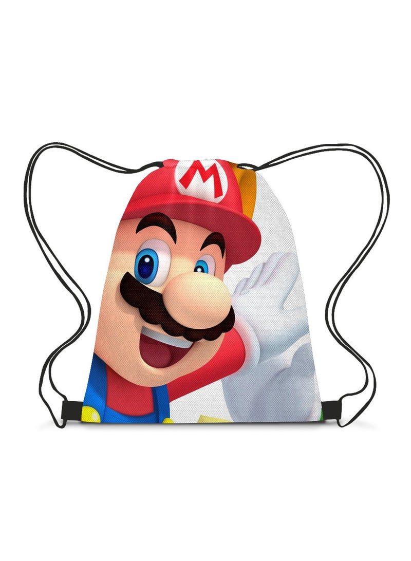 Mario Drawstring Bag Backpack 35*45cm