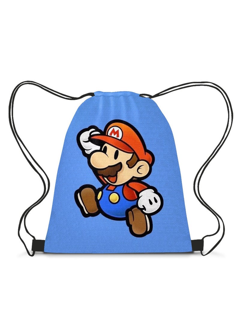 Mario Drawstring Bag Backpack 35*45cm