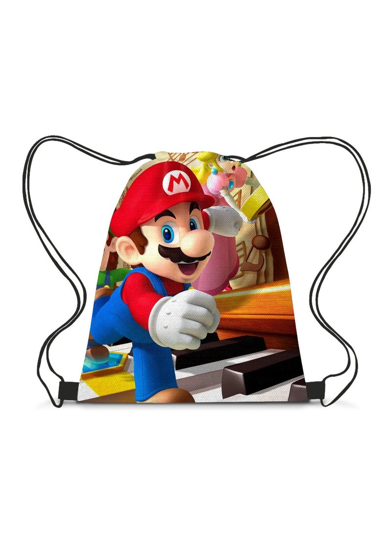 Mario Drawstring Bag Backpack 35*45cm