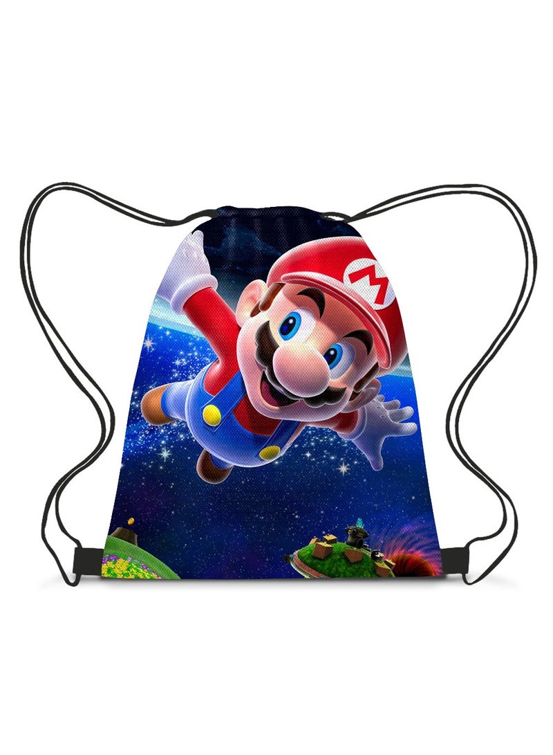 Mario Drawstring Bag Backpack 35*45cm