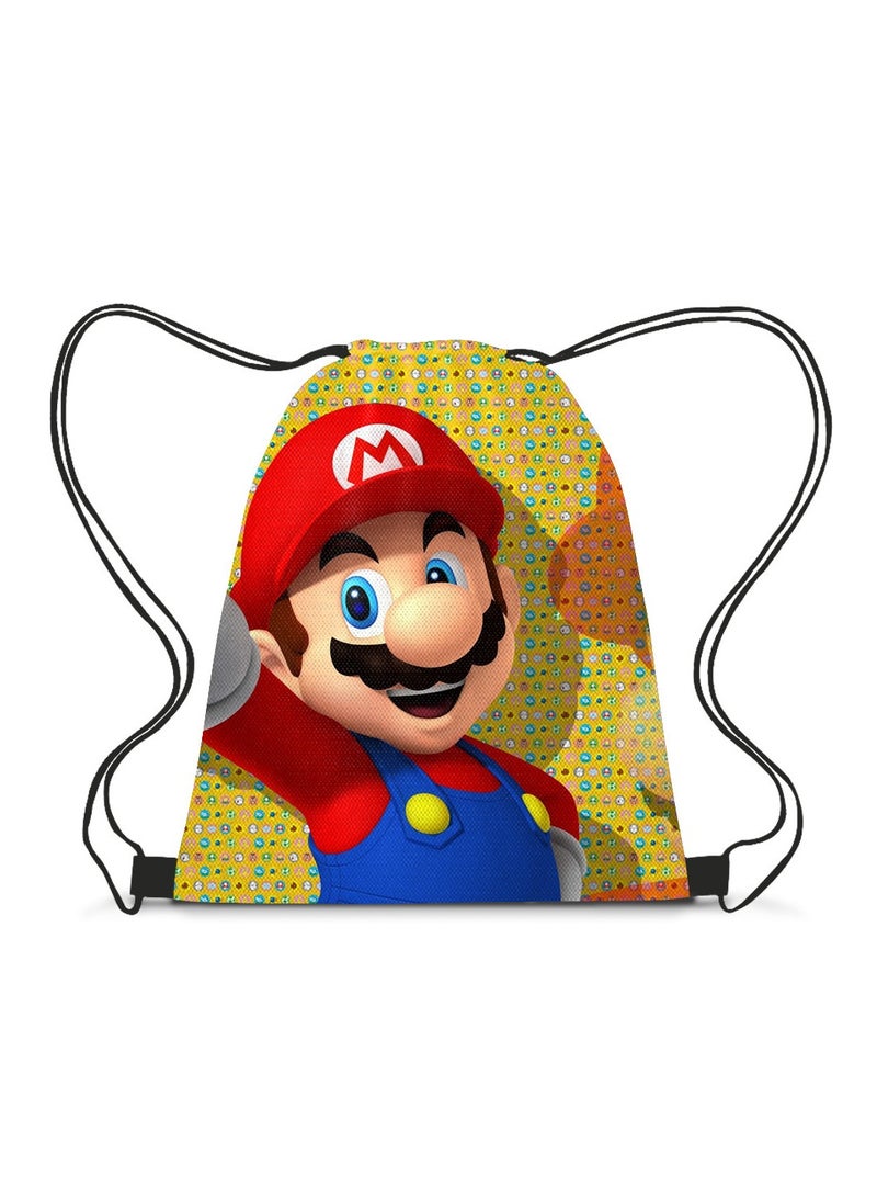 Mario Drawstring Bag Backpack 35*45cm