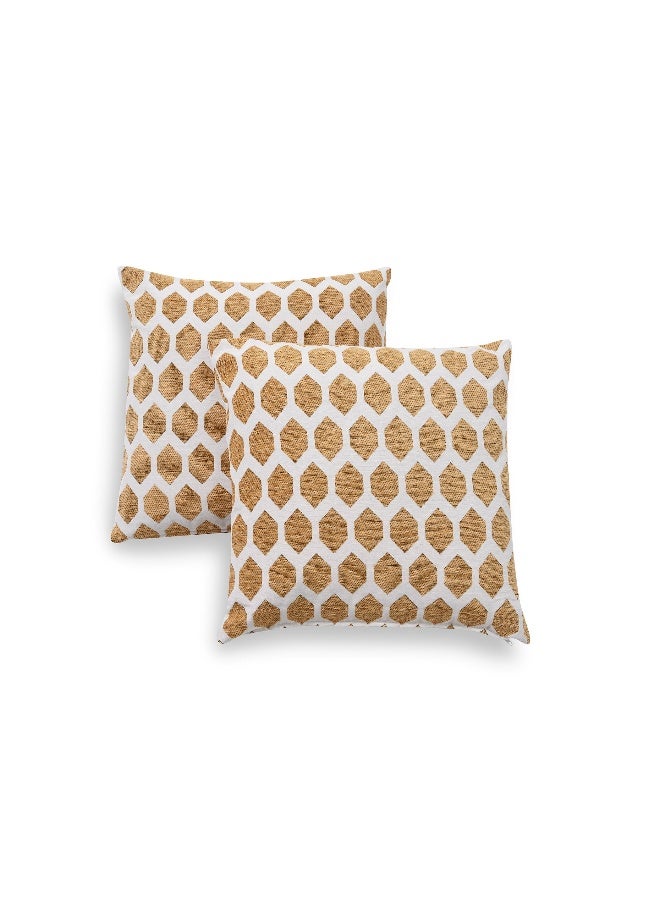 Ruxandra 2-Piece Filled Cushion Set 45X45Cm - Yellow