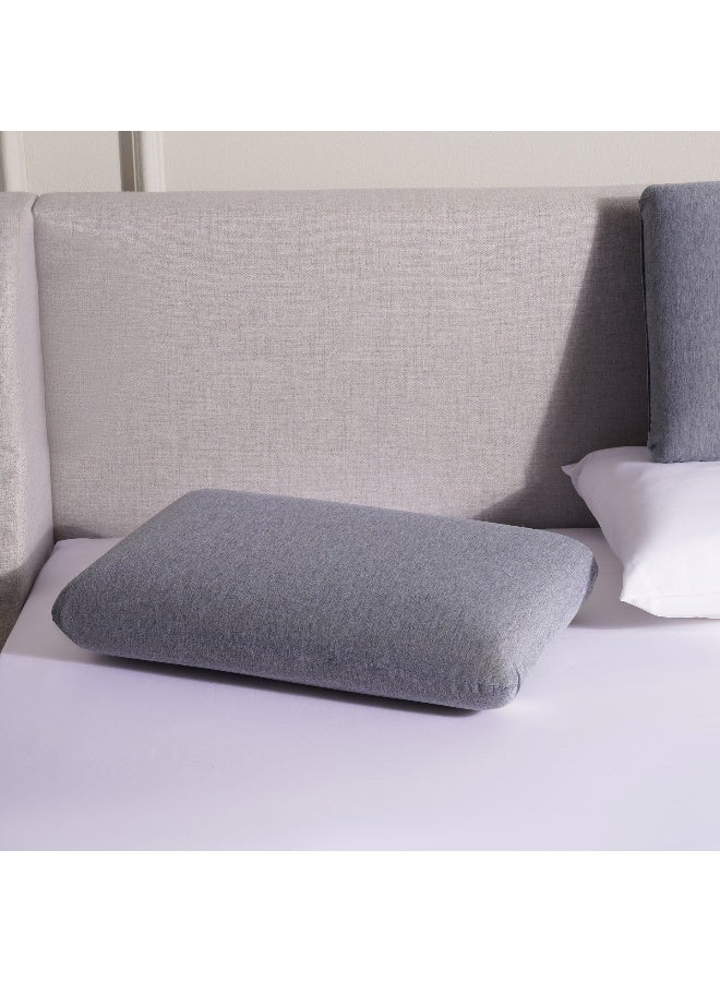 Embrace Twin Pack Memory Foam Pillow 36X56X12Cm - Grey