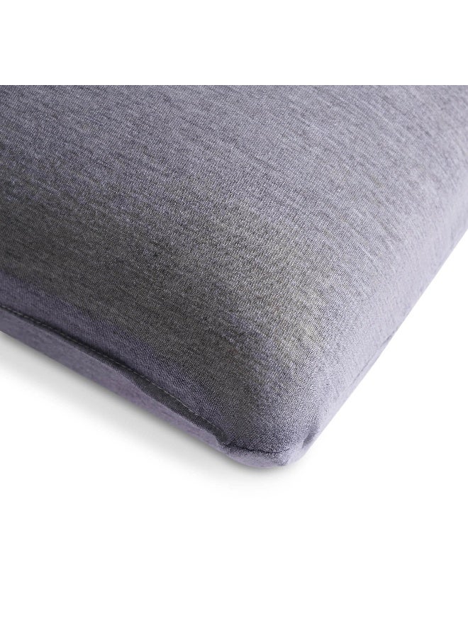 Embrace Twin Pack Memory Foam Pillow 36X56X12Cm - Grey