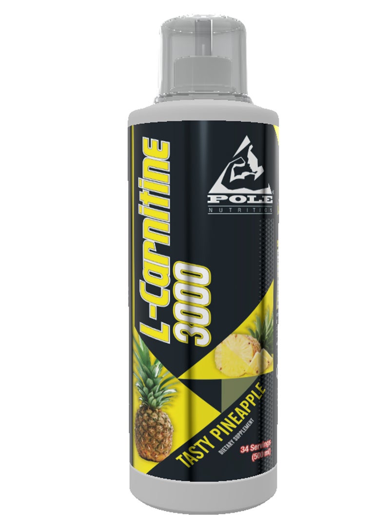 Pole Nutrition L-Carnitine 3000 Tasty Pineapple - 34 Servings