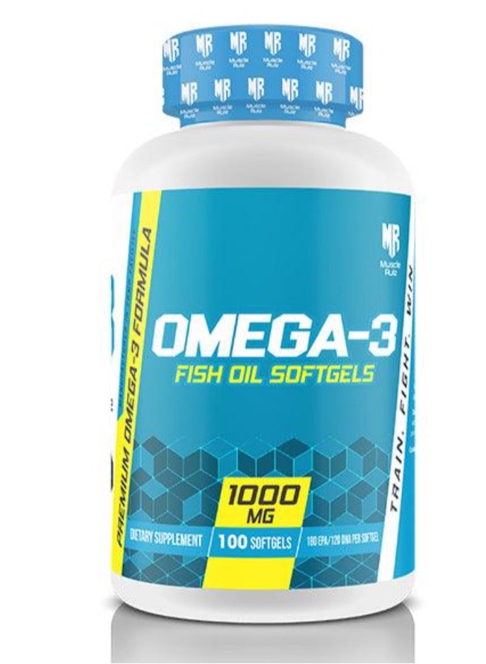 Omega-3 Fish Oil 1000mg 100 Softgels