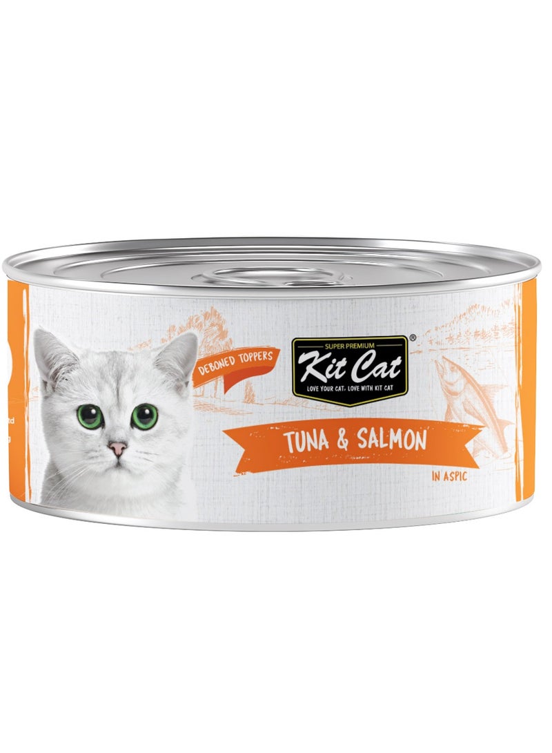 Kit Cat Tuna & Salmon 80g wet food 24 pcs