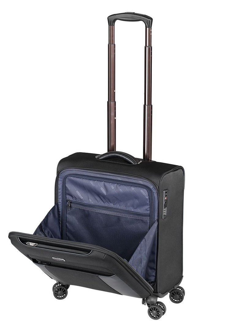 Bass Rolling Tote as Black Rolling Tote Luggage Bag