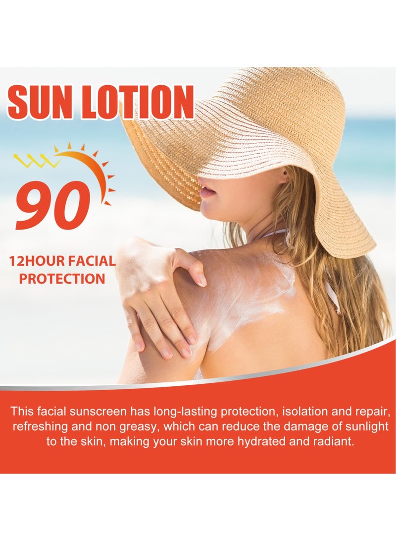 Summer Outdoor Isolation Protection UV Rays Refreshing Light Moisturizing Protective Cream