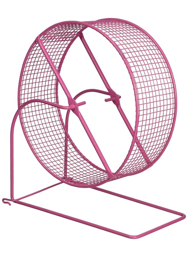 90013 Wire Mesh Hamster/Gerbil Wheel Toy For Small Animals, 8Inch, Colors Vary