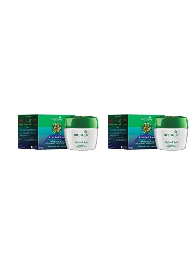 (Pack Of 2) Bio Musk Root Fresh Growth Nourishing Treatment Pack - 230G By Commerce India