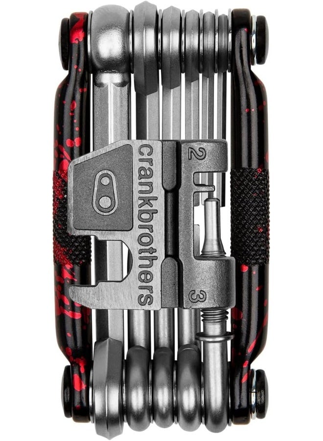 Crankbrothers Bicycle Tool Multi 17, Splatter Red