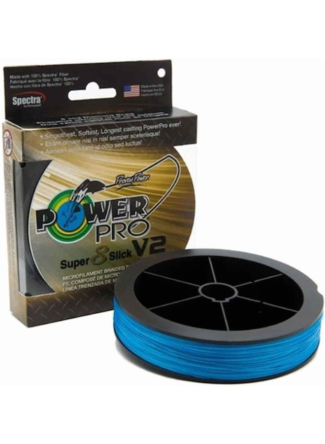 POWER PRO Super8Slick V2 Blue Braided Line
