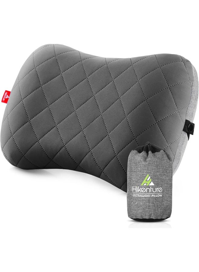 Hikenture Ultralight Inflatable Pillow with Removable Cover for Neck Lumber Support