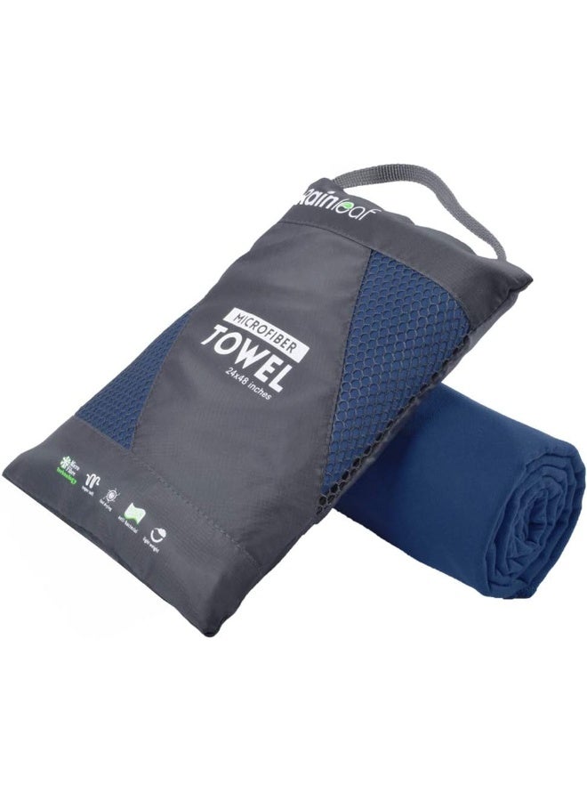 Rainleaf Microfiber Towel Perfect Travel & Gym & Camping Towel
