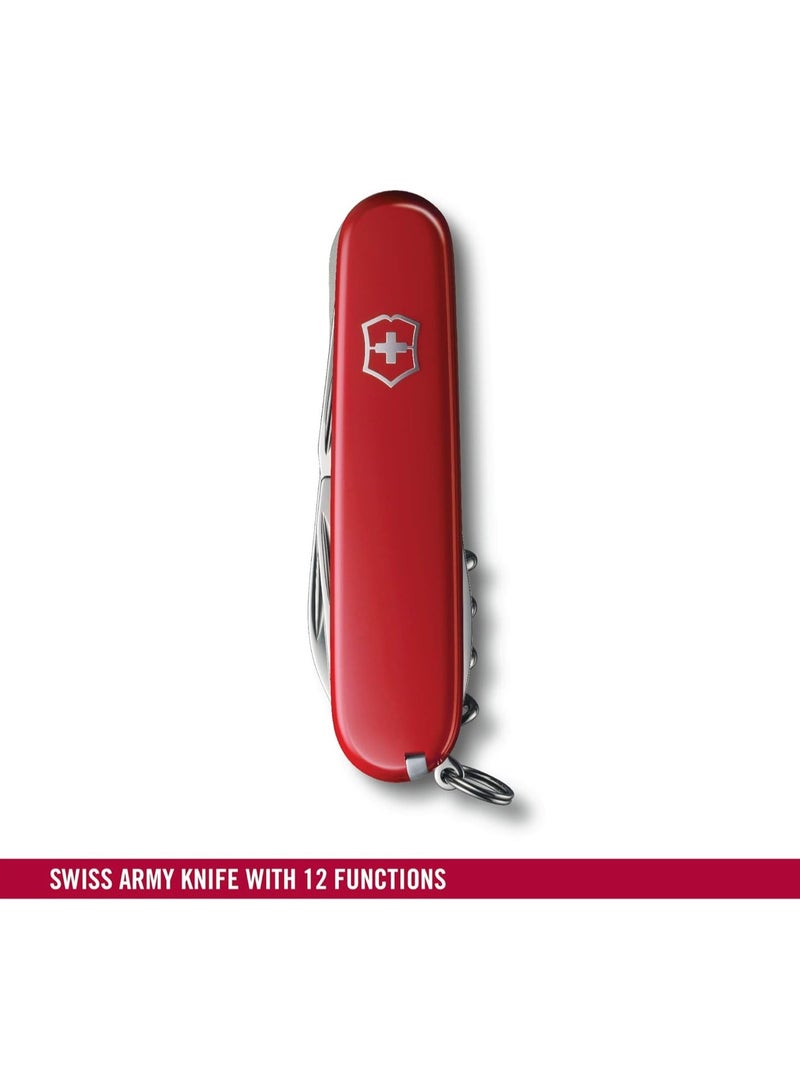 Spartan Medium Pocket Knives 1.3603 Red Swiss Made Pocket Knife With 12 Functions