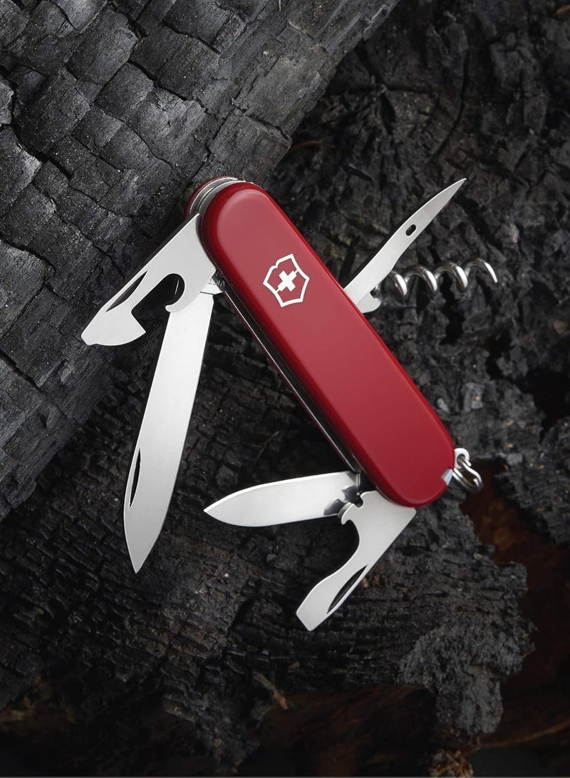 Spartan Medium Pocket Knives 1.3603 Red Swiss Made Pocket Knife With 12 Functions