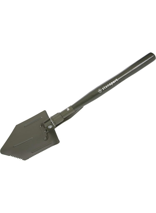 Stansport Combination Folding Pick and Shovel, Olive Drab, One Size
