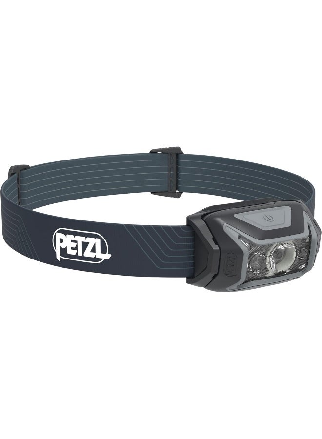 Petzl Actik, Compact Multifunction Front Lamp, Gray, U, Unisex-Adult, Grey