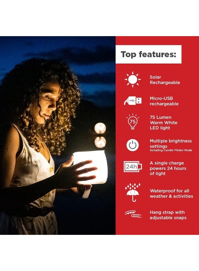 LuminAID PackLite Firefly USB Solar Lantern
