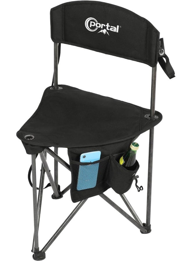 PORTAL Quick with Backrest Fishing Camping with Carry Strap
