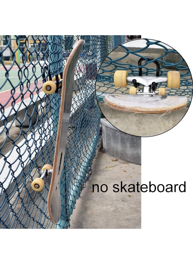 YYST Skateboard Wall Mount Wall Hanger Rack Storage Display - W/ Hardware - No Board Included - W Style - 4/PK