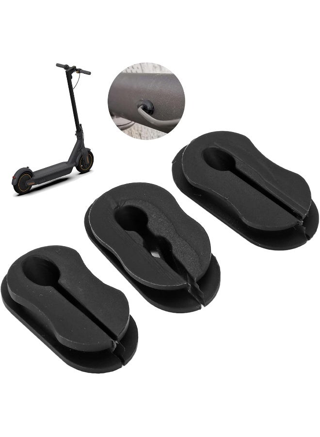 Vbestlife 3Pcs Electric Scooter Sealed Silicone Cable Buckle Compatible with Ninebot MAX G30 Electric Scooter