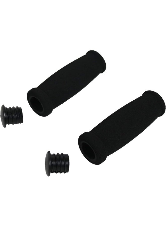 Kick Push Scooter Handle Grips, Black