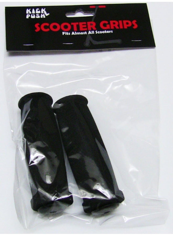 Kick Push Scooter Handle Grips, Black