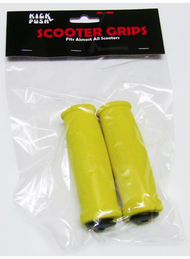 Kick Push Scooter Handle Grips, Yellow