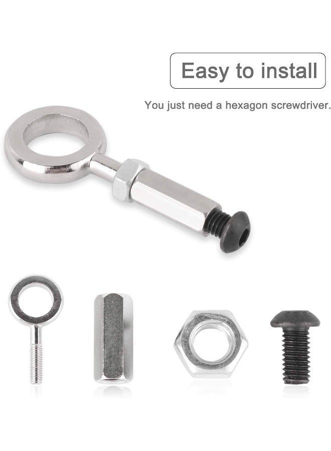 TOMALL Shaft Locking Screw Kit Stainless Steel Pull Ring Assembly for Xiaomi M365 Electric Scooter