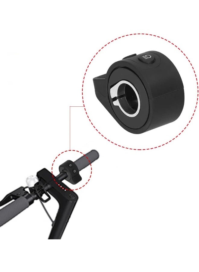 Dilwe Thumb Throttle Scooter Accelerator, Electric Scooter Integrated Switch Finger Button Throttle Brake for Scooter Replacement