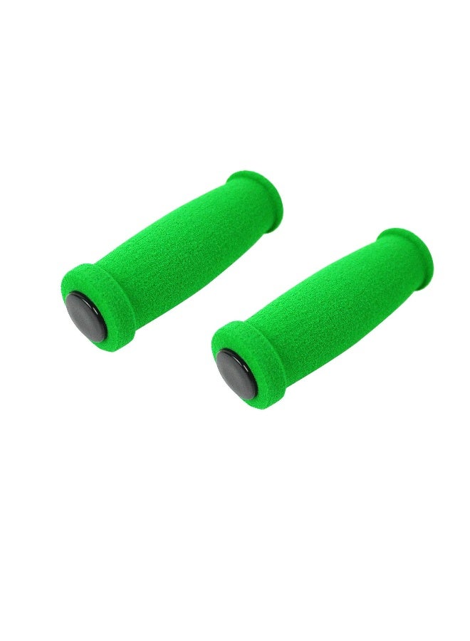 Kick Push New Replacement Handle Grips for Razor Scooter - Foam Grip for Handlebar (Green)