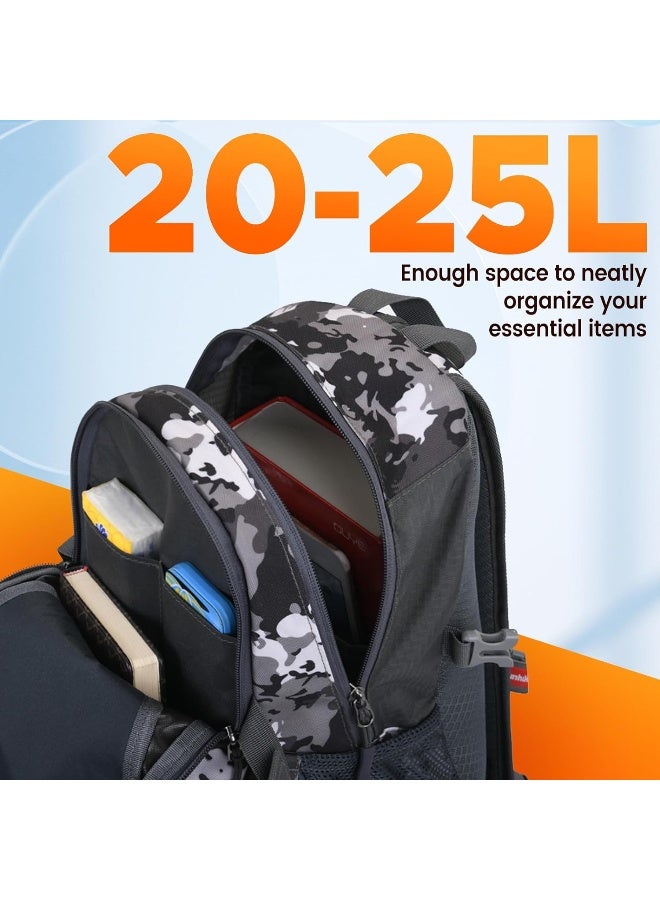 sunhiker Small Cycling Hiking Backpack Water Resistant Travel Backpack Lightweight Daypack M0714 (20-25L)
