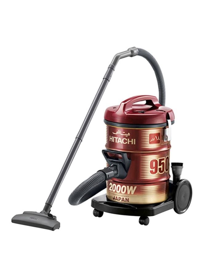 Vacuum Cleaner 2000 W CV - 950Y Red/Gold/Black