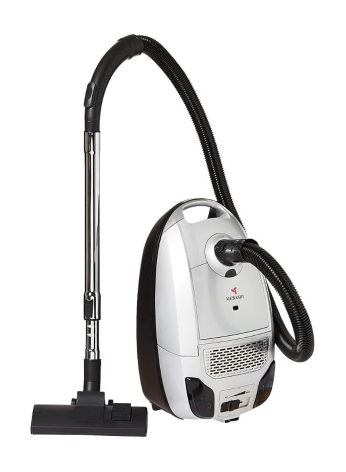 MEBASHI Bagged Vacuum Cleaner - Gray, with Automatic Cord Rewind and Stepless Speed Control(ME-VC2001 4.5L)(2200W)