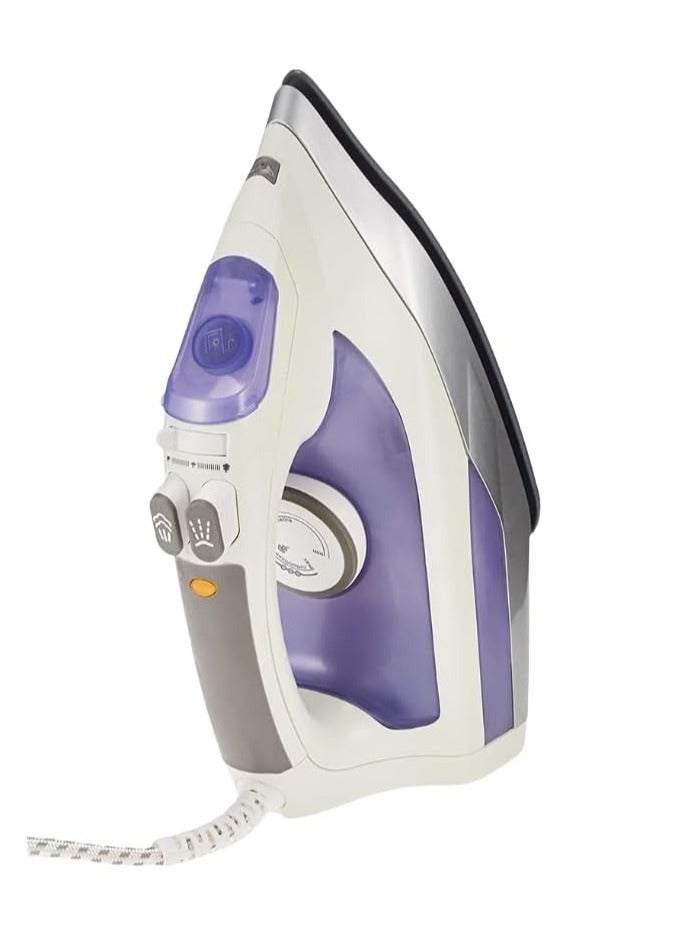 MEBASHI Advanced Ceramic Steam Iron - 300ml, Purple(ME-SIR5008)(2000W)