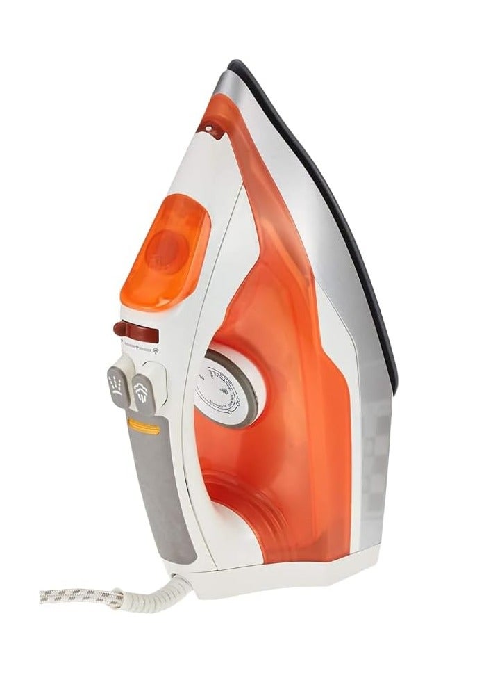 MEBASHI ME-SIR5003 Advanced Ceramic Steam Iron - 280ml, Orange (2000W)