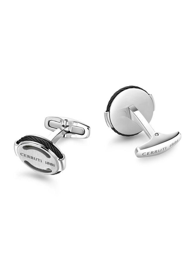 Cerruti 1881 Cufflinks for Men in Silver