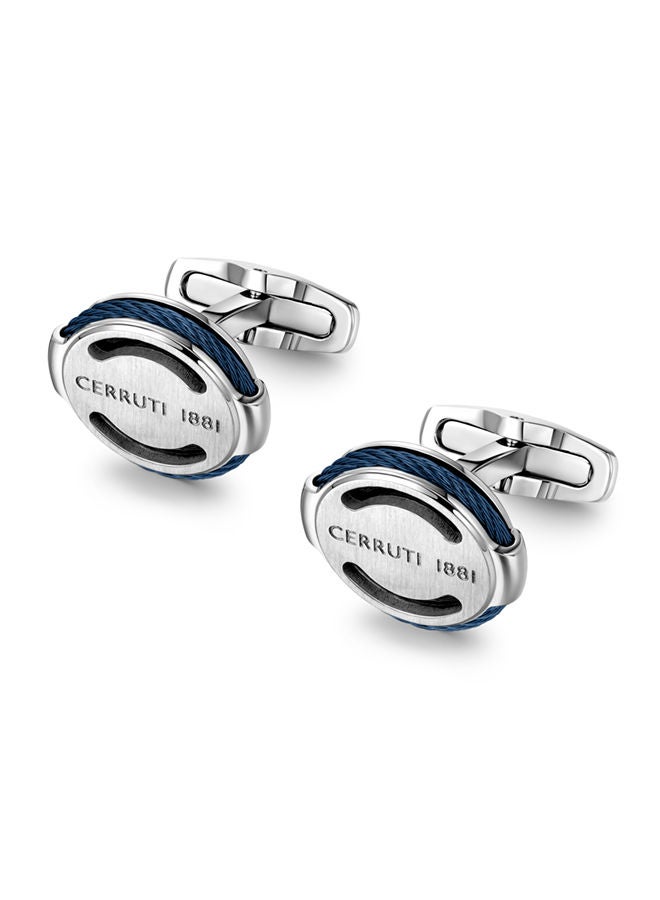 Cerruti 1881 Cufflinks for Men in Silver