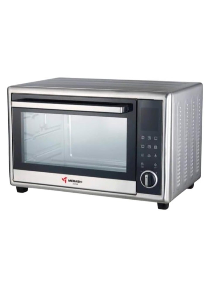 MEBASHI Electric Oven-Digital Control | 46L Stainless Steel Oven with 11 Preset Menus,(1800W) Hybrid Control & Convection Functions (ME-EOV4503)