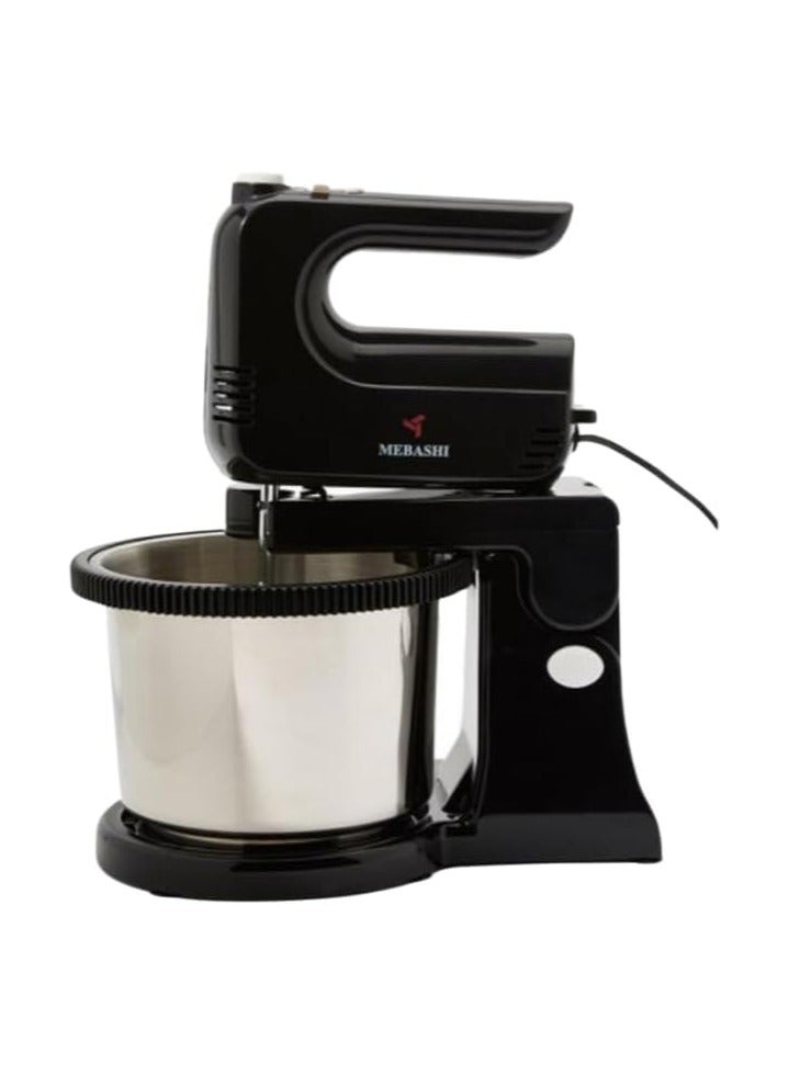 MEBASHI 3L Stand Bowl Mixer, 5 Speeds, Stainless Steel, (ME-SBM1006SS)(250W)