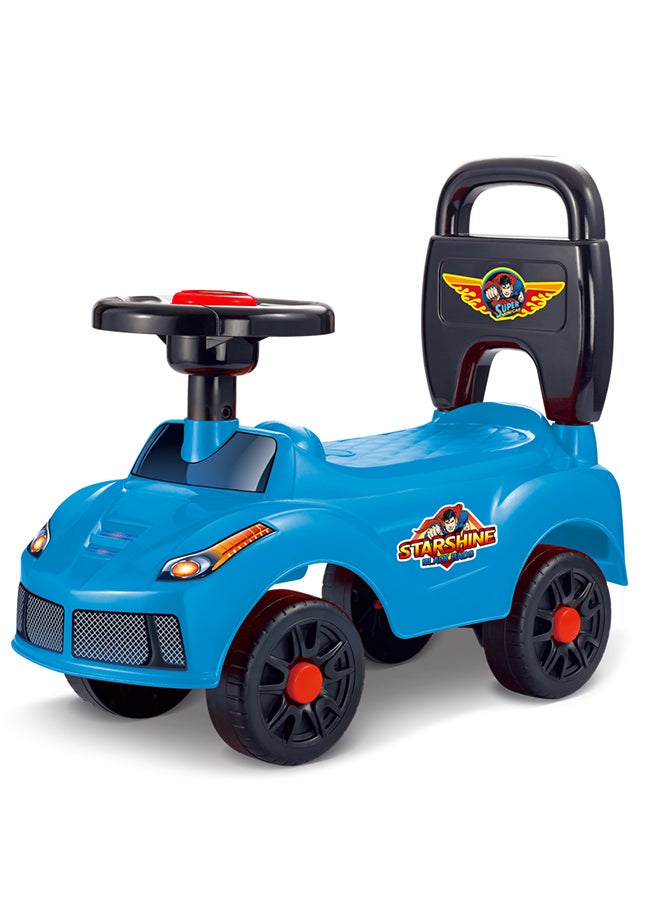 Galaxy Sports Ride-On Car for Kids - Multifunctional Electric Vehicle with Lights & Music | Push Ride-On Toy for Toddlers 1-3 Years | Assorted Colors