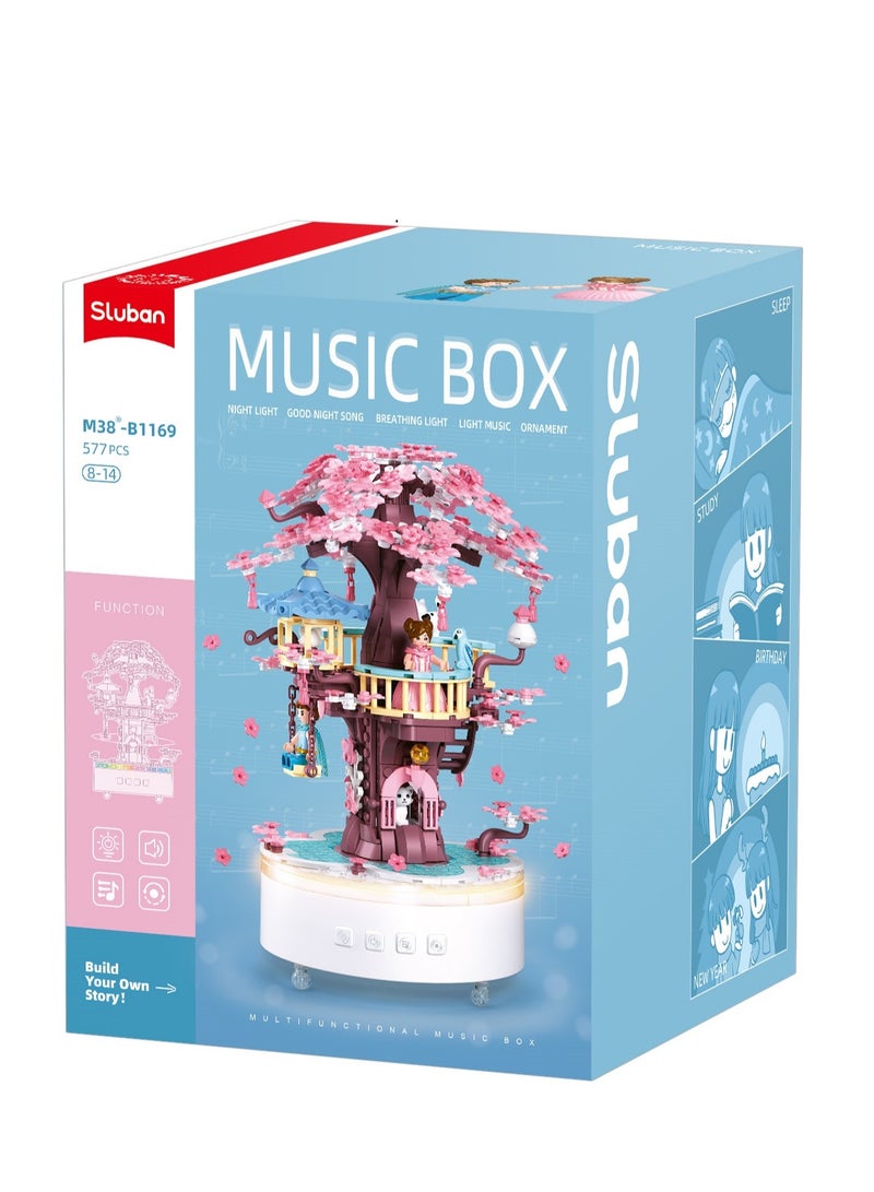 Sluban Treehouse Music Box 577-Pieces